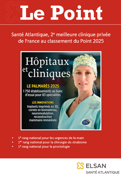 couverture du magazine du point avec le classement des hopitaux et des cliniques 2025